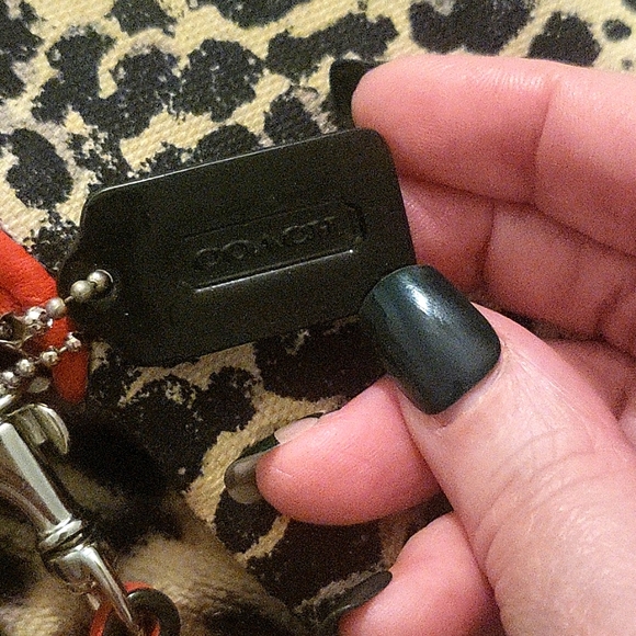 Coach wristlet/wallet phone holder - fabric & leather - Picture 4 of 4